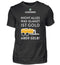Aber gelb - black  - Men Basic Shirt